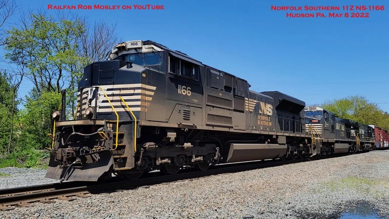 A Sunday of Z Trains on the Sunbury Line at Hudson Pa. May 8 2022 #NS11Z #NS12Z #HudsonPa #Trains