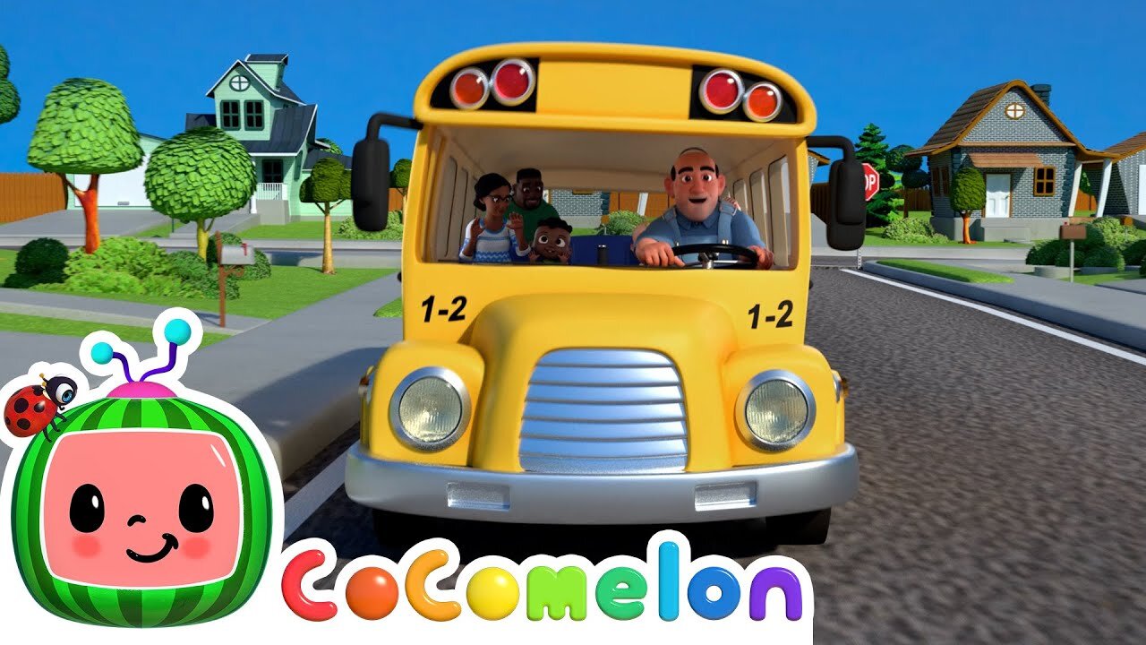 Wheels on the Bus | CoComelon Nursery Rhymes & Kids Songs | Best Cars & Truck Videos for Kids