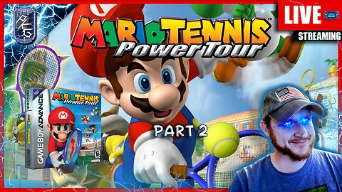 FIRST TIME - Part 2 | Mario Tennis Power Tour | GBA | !Subscribe & Follow!