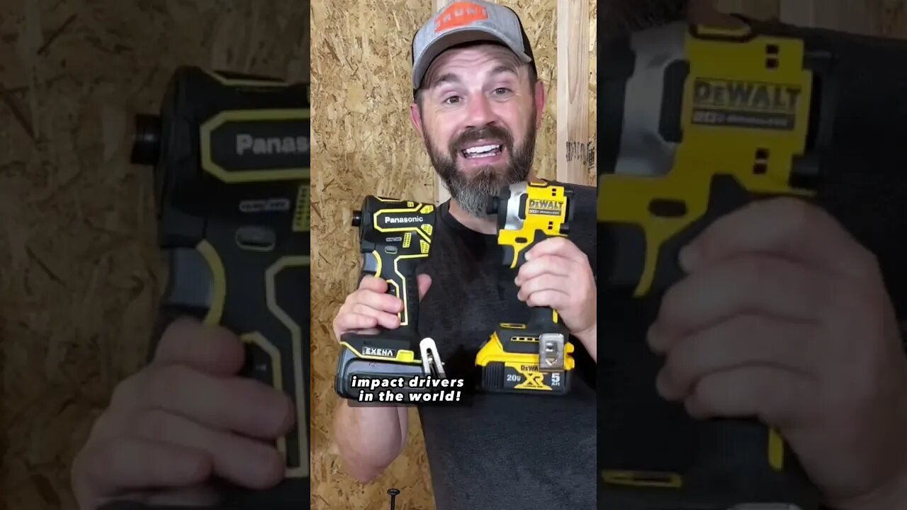 The Two Most Compact Impact Drivers In The World! DeWALT vs Panasonic!