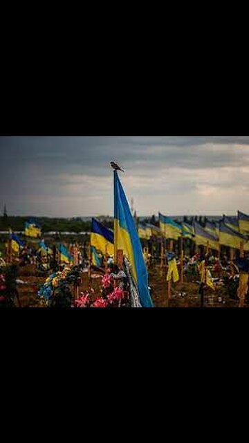 Cementerios en Ucrania llenos de soldados caidos