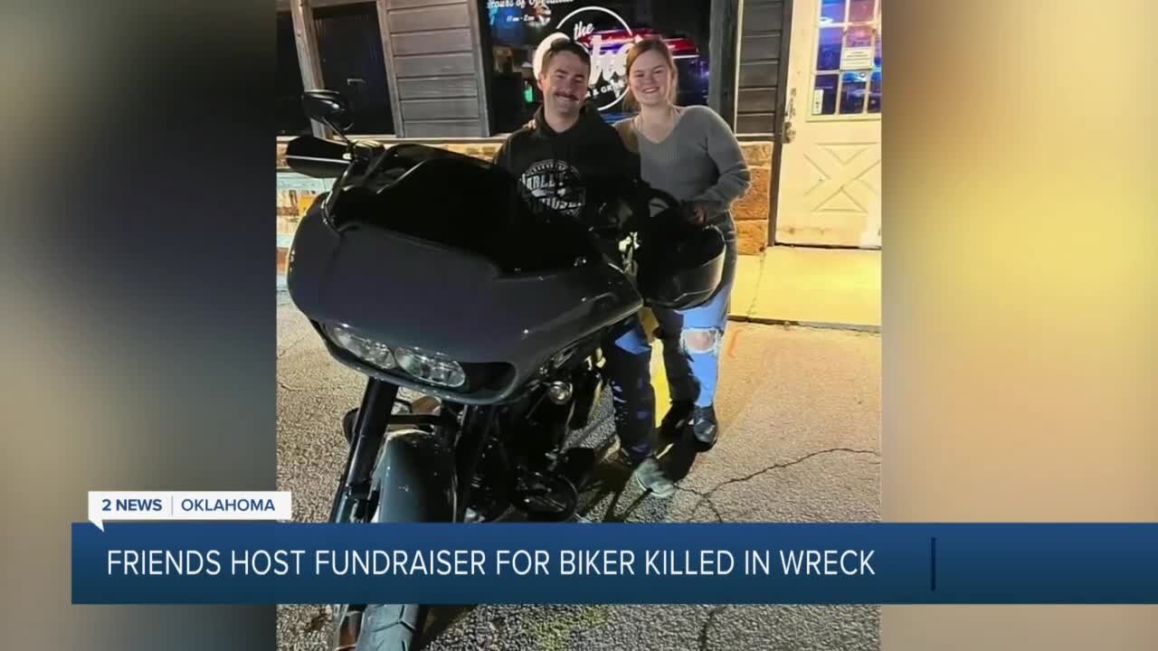 Friends host fundraiser for biker killed in Tulsa wreck