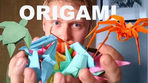 Trying Complicated Origami + Crane Origami Tutorial