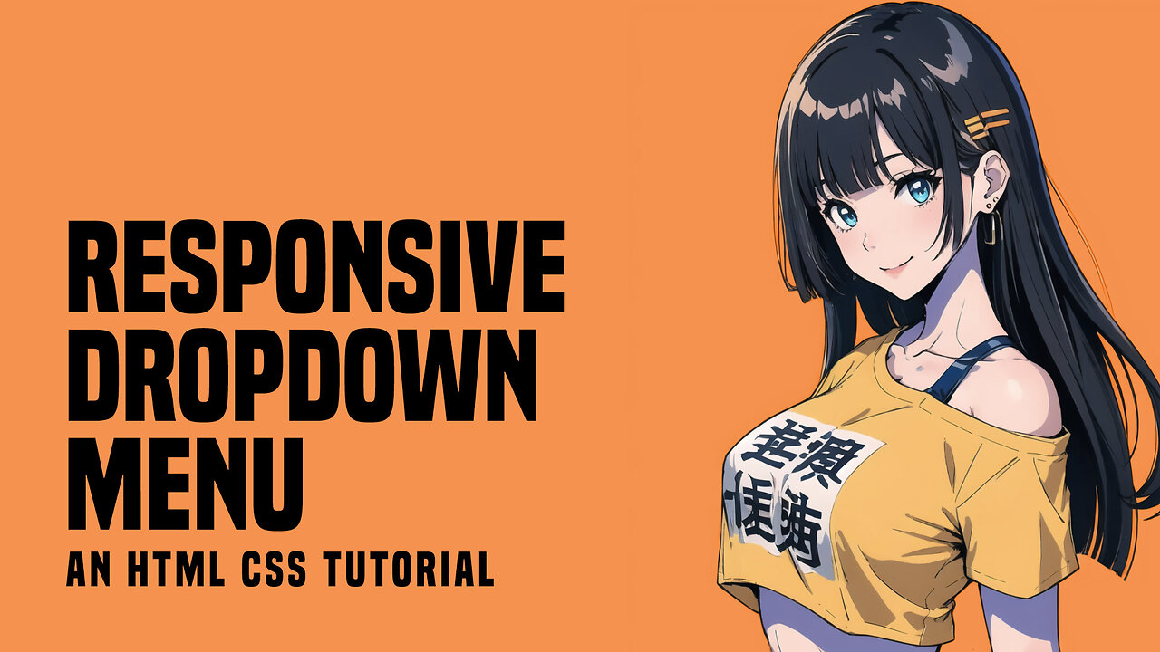 Responsive Dropdown Menu In HTML CSS