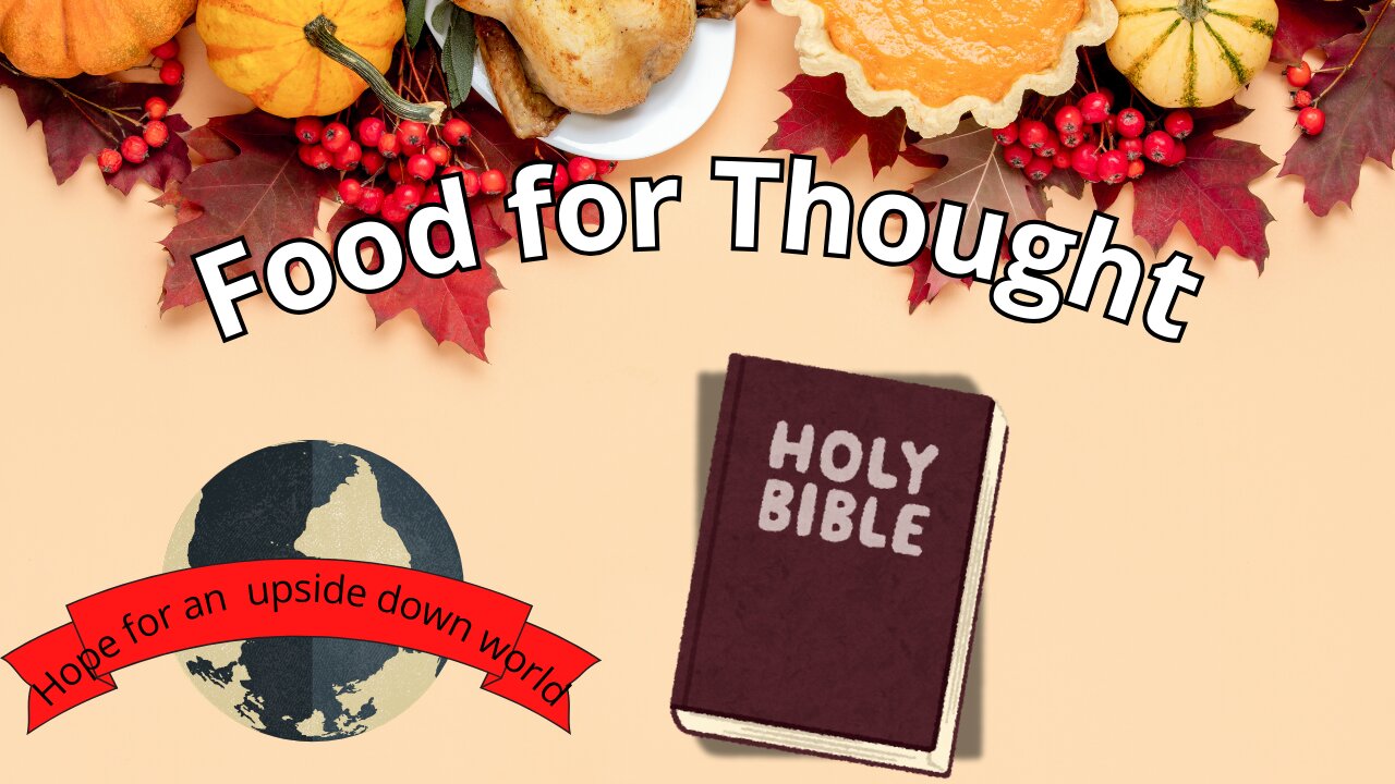 Food for Thought Part 6 By One Man’s Sin