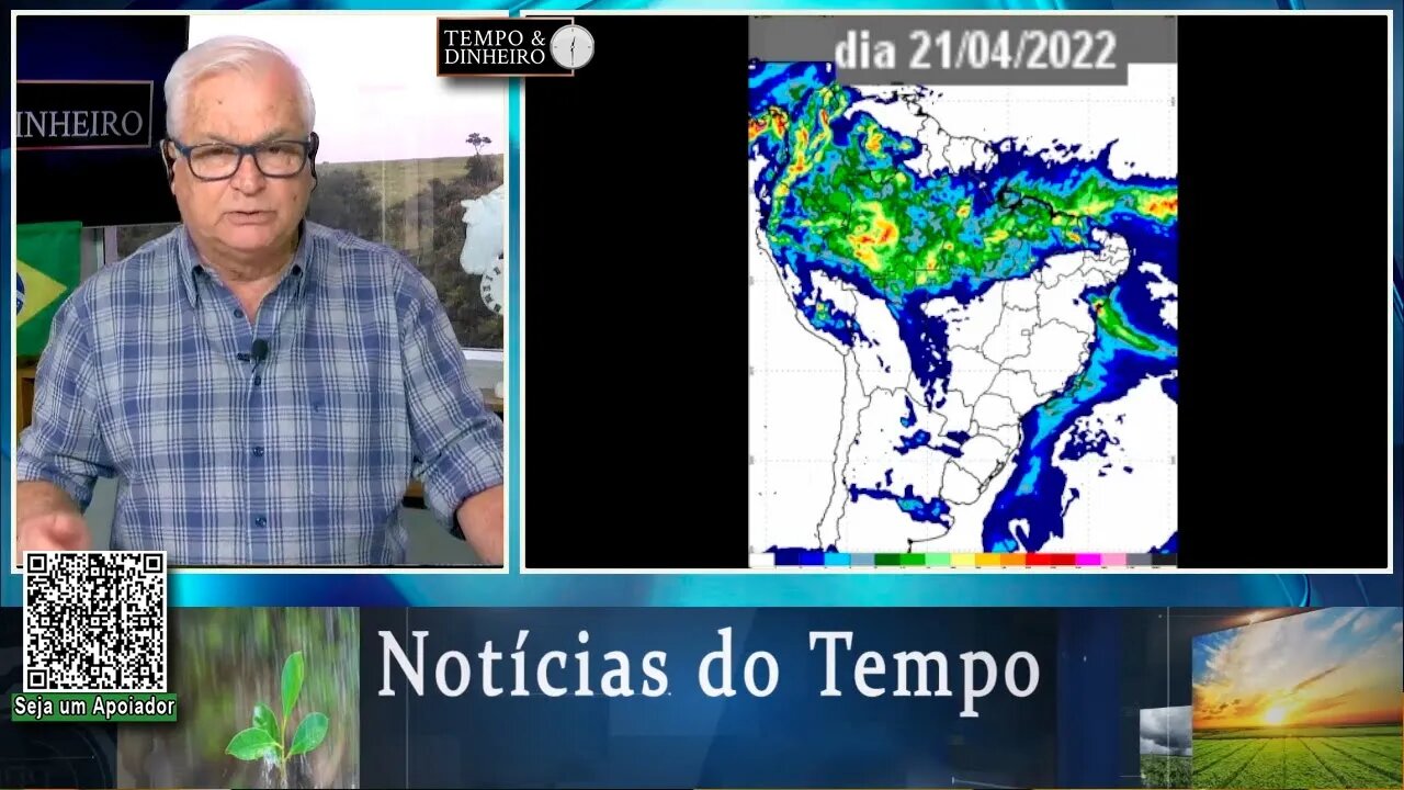 Previsão do tempo indica avanço de frente fria no Sul e chuvas no Norte