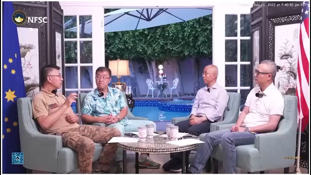 中共已经在毒品、新闻媒体、金融等各个方面展开了对美国的战争，跨党派跨领域的灭共形势已经在美国各界呼之欲出…… #盘古时讯 #比佛利咖啡厅 #freemilesguo #FreeYvetteWang