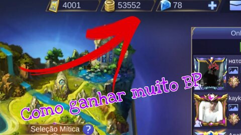 COMO GANHAR BP MAIS RAPIDAMENTE | Mobile Legends