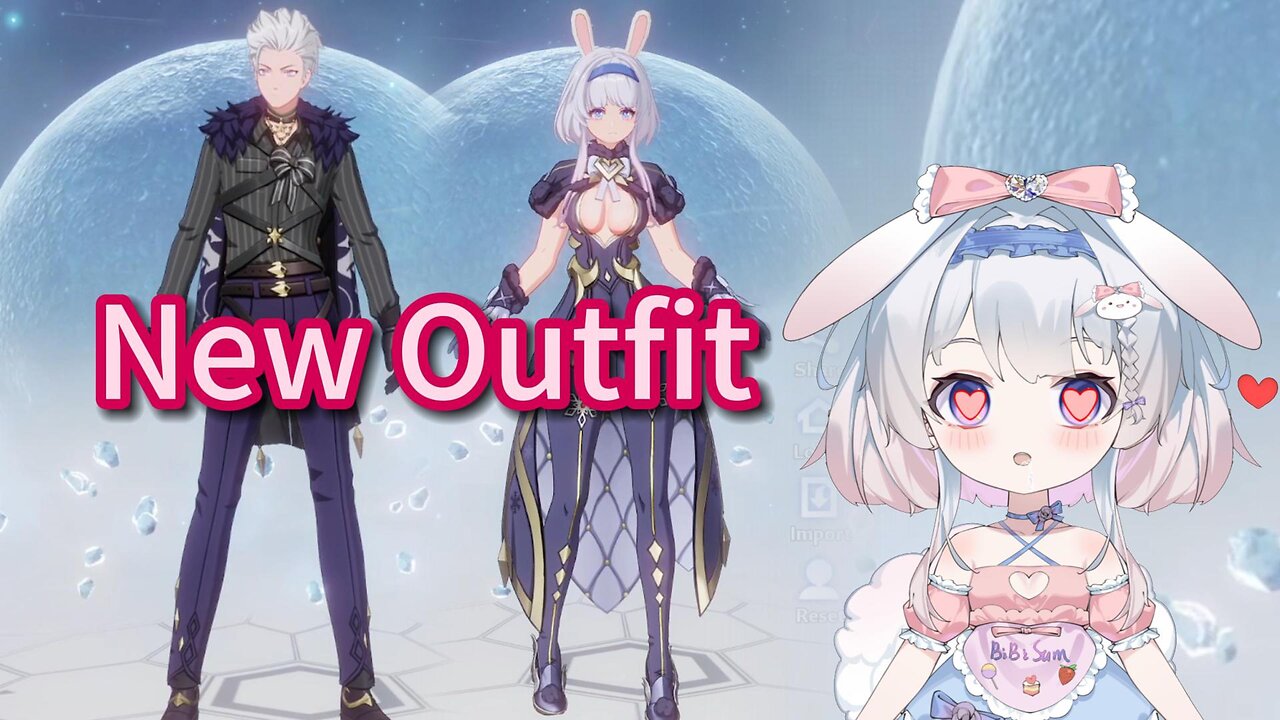 New Outfit Male & Female color dye preview Lord of Sacred Snow Tower of Fantasy 3.5 Global Test ser