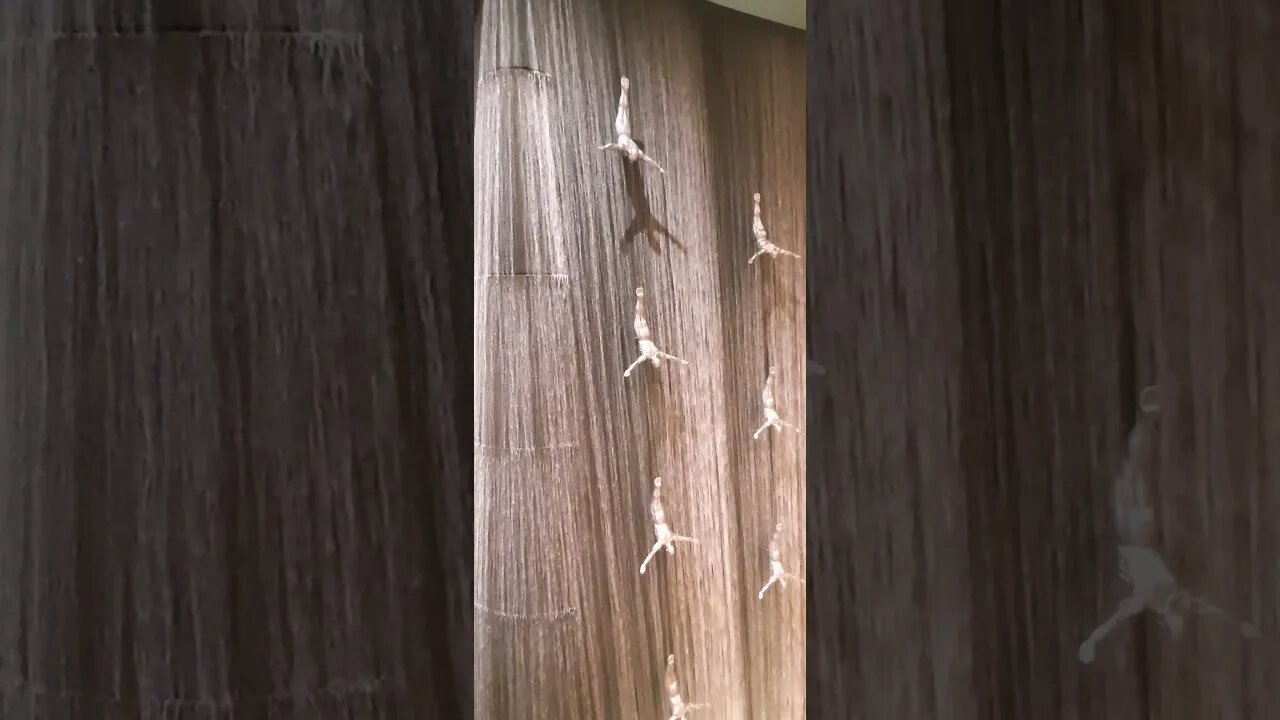 Dubaimall fountains jumping statues #Shorts
