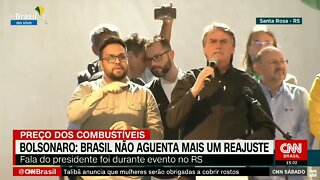 Bolsonaro esquece que e presidente e reclama do combustível "Brasil não aguenta mais um reajuste"