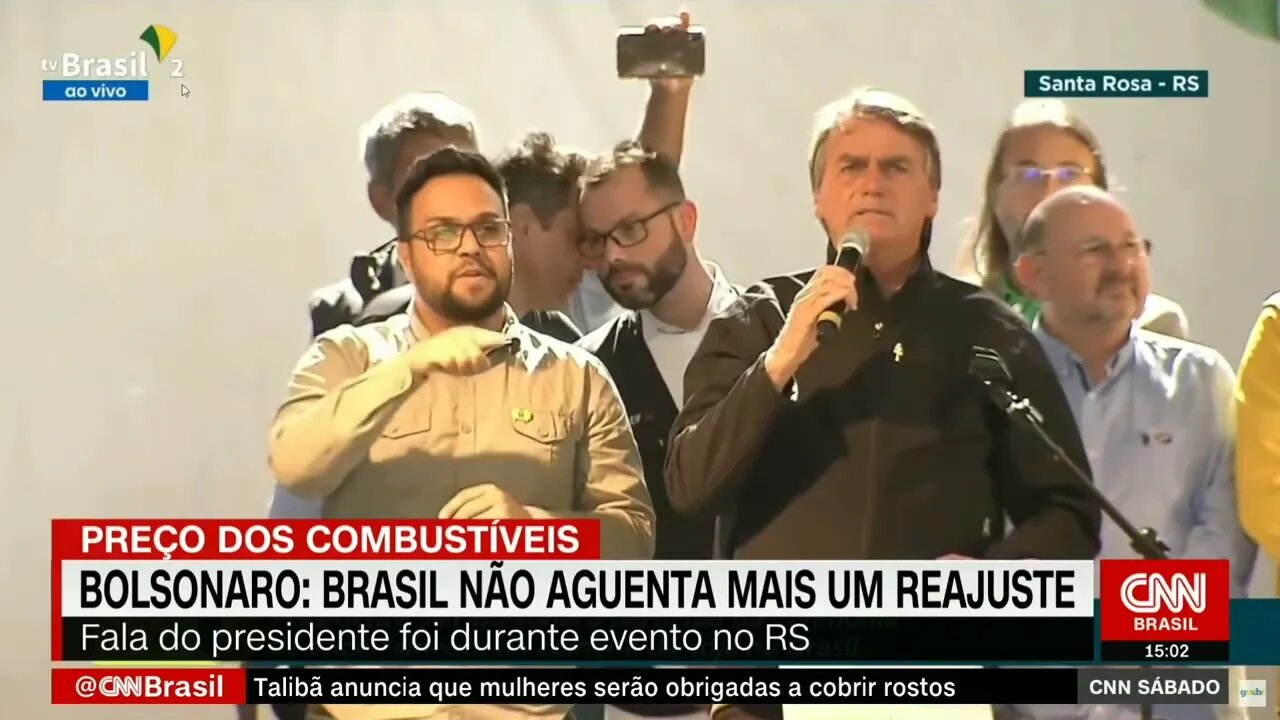 Bolsonaro esquece que e presidente e reclama do combustível "Brasil não aguenta mais um reajuste"