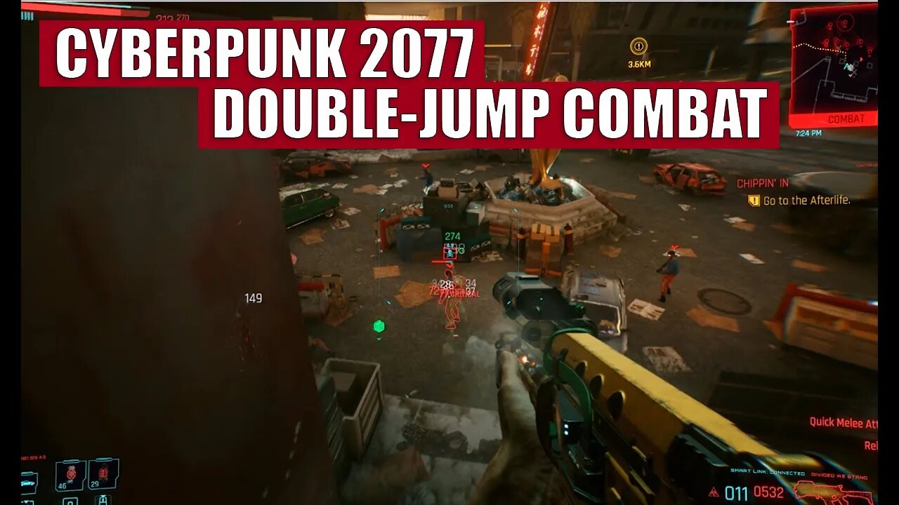CYBERPUNK 2077 Highlights - Double-Jump Combat