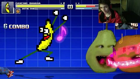 Fruit Characters (Annoying Orange And Dancing Banana) VS Chucky The Killer Doll In A Battle In MUGEN