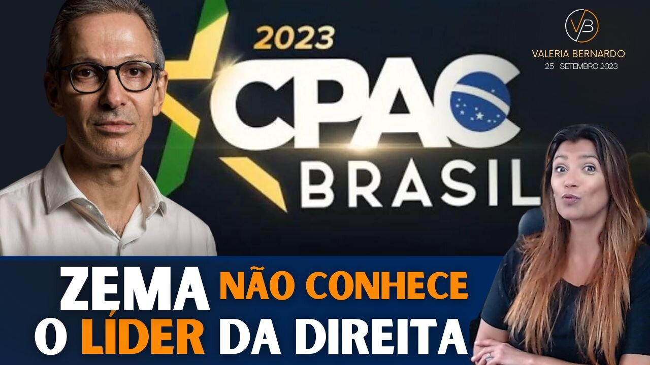 Romeu Zema ( da direita de Dória) Pede Liderança da Direita no CPAC