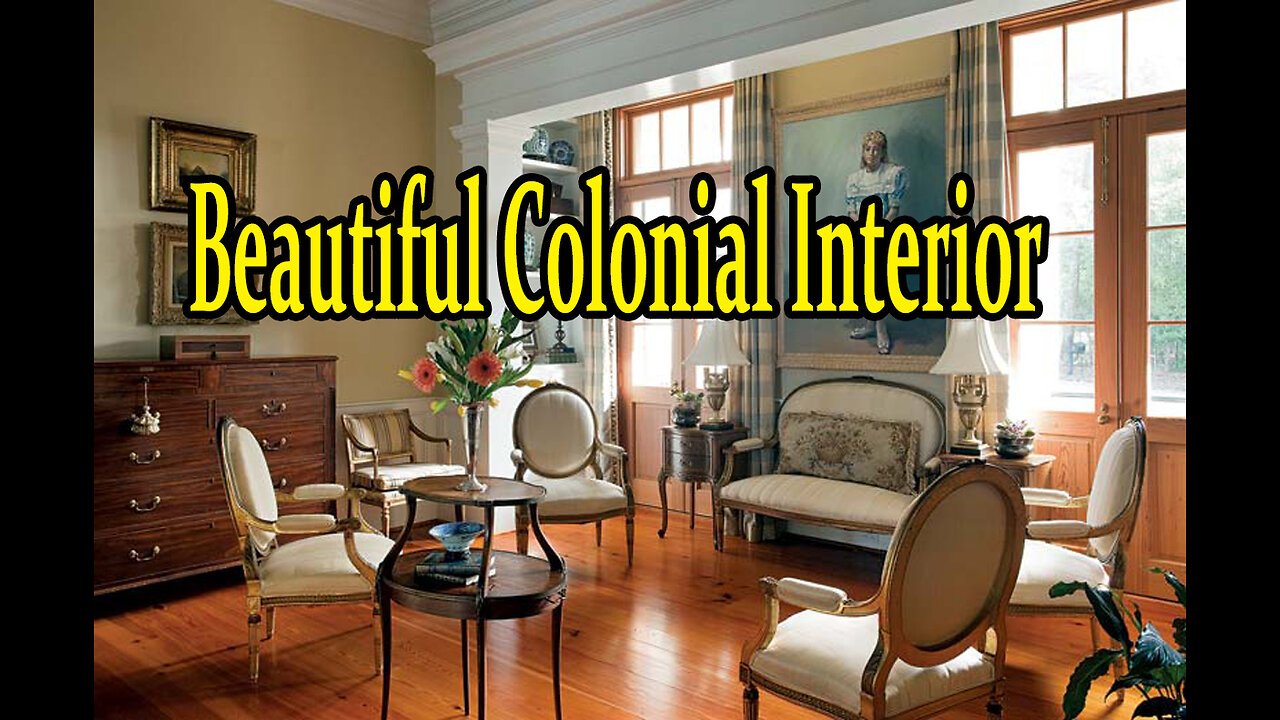 Beautiful Colonial Style Interior.