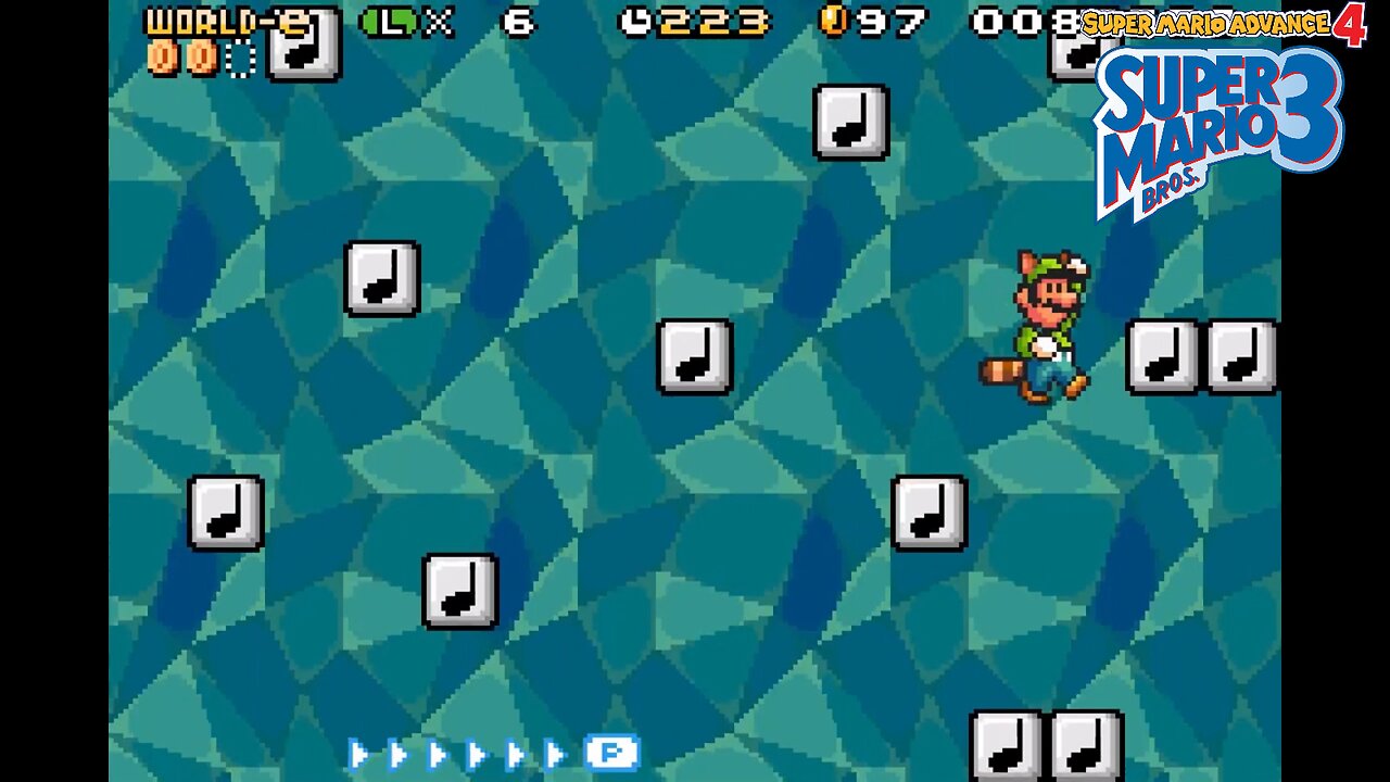 Super Mario Advance 4 Super Mario Bros 3 e reader Episode 2 "Luigi Springs Into Action!"