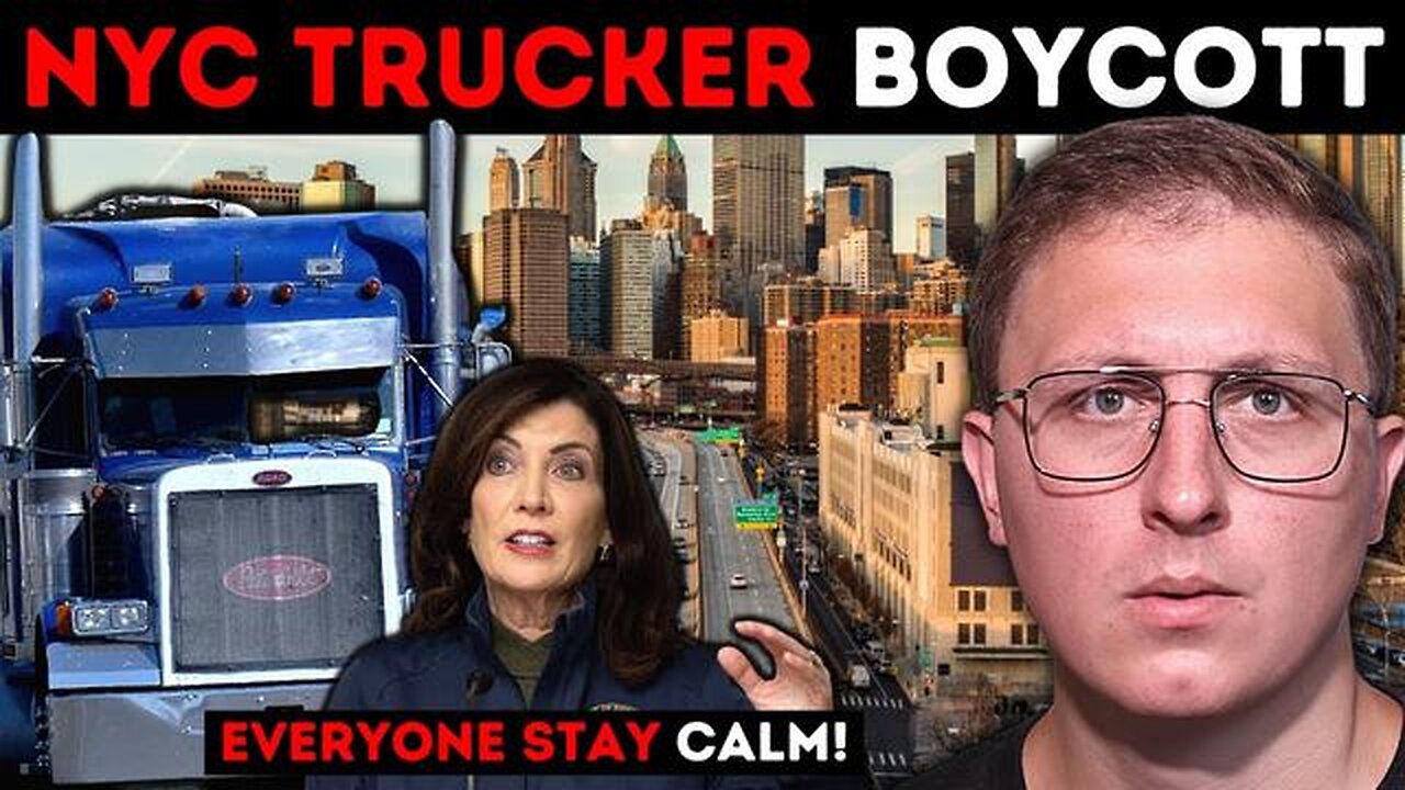 MASSIVE TRUCKER BOYCOTT HITS NYC