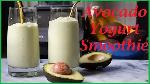 How to make Avocado Yogurt Smoothie