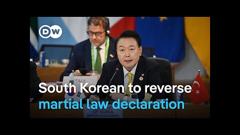 Parliament voted to overturn martial law | DW News