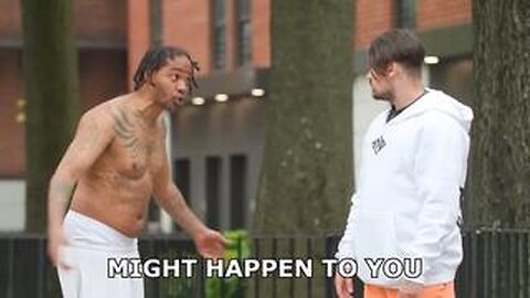 Throwing FAKE GANG SIGNS on Criminals in the Hood GONE WRONG! Clip (Brooklyn, NY)