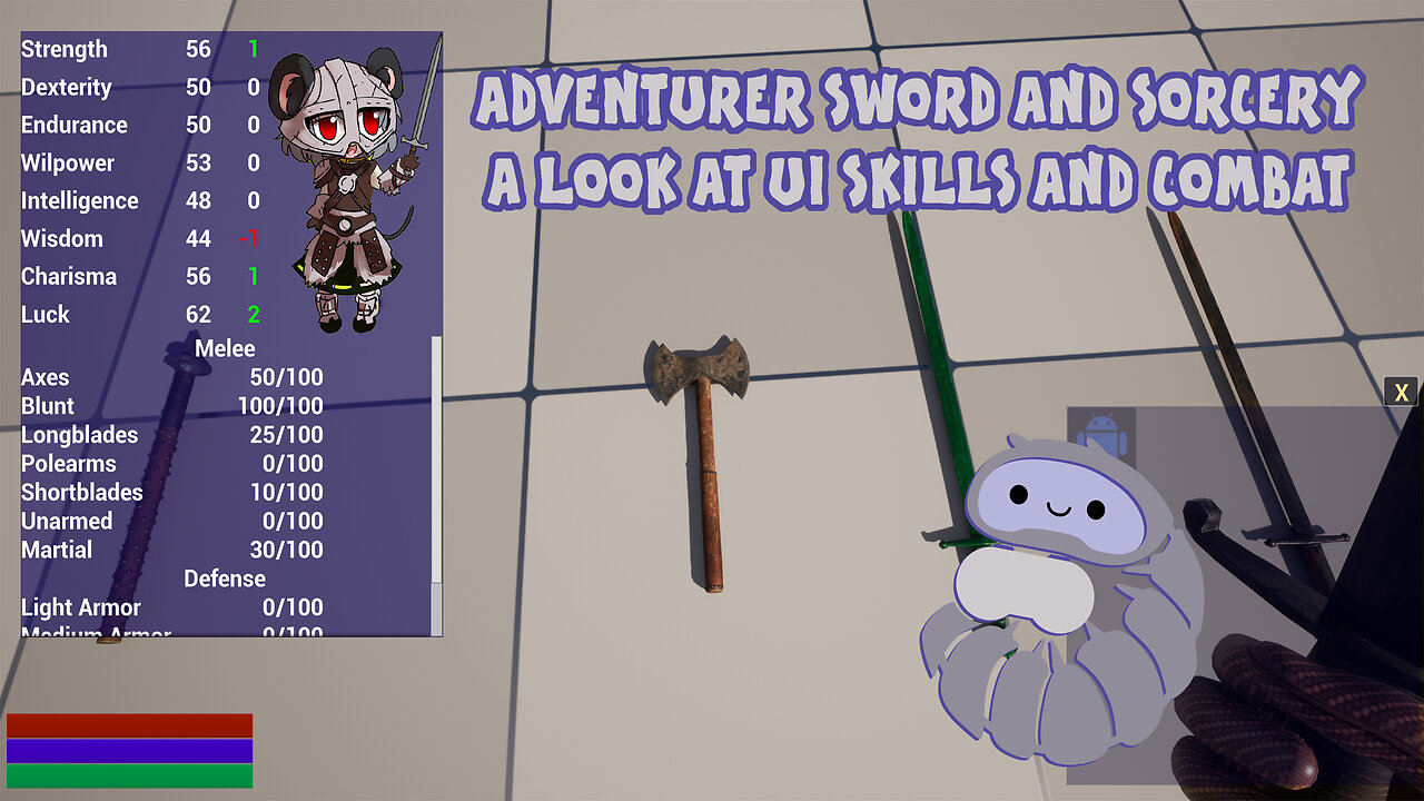 Adventurer: Sword and Sorcery - A Peek at the UI, Skills, and More Combat!