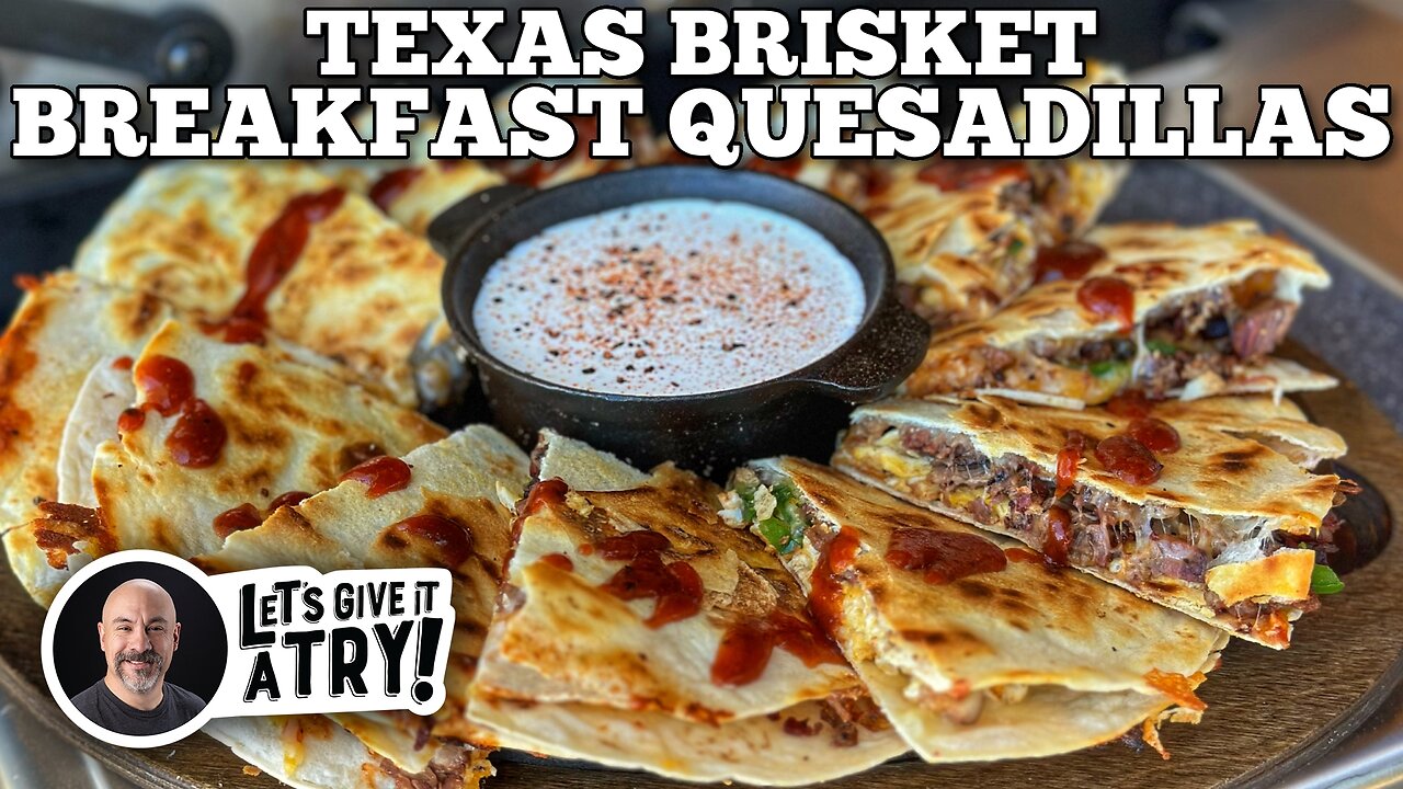 Texas Brisket Breakfast Quesadillas | Blackstone Griddles