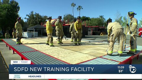 San Diego Fire-Rescue takes peek at new training facility in College Area