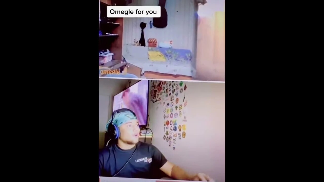 Omegle pull up through ceiling #shorts