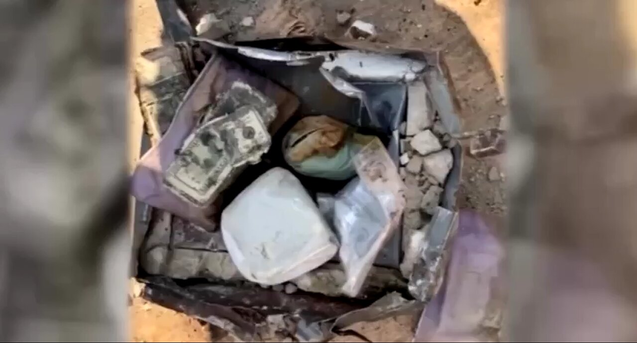 New York couple finds buried treasure in their backyard