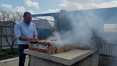 MEAT on the GRILL.