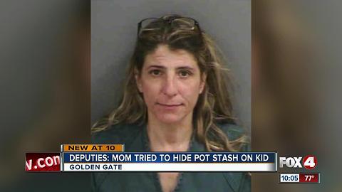 Mother busted for pot, with daughter in car