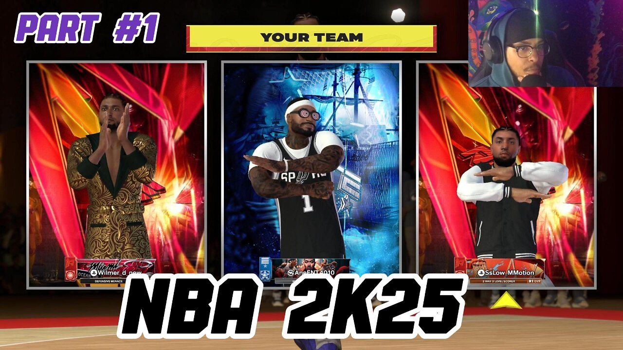 NBA 2k25 3v3 (12 second shot clock)