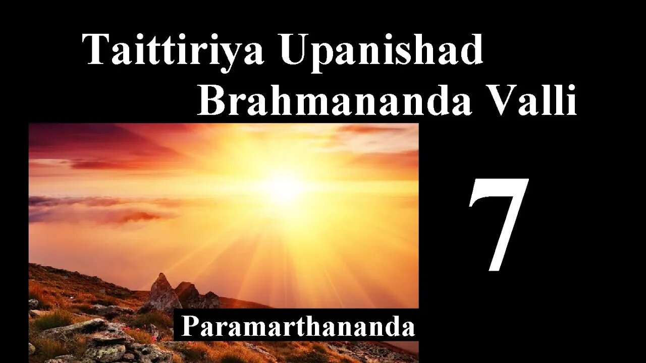 Taittiriya Upanishad 29 CHAPTER 2 SECTION 1
