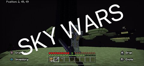 Beating everyone in skywars