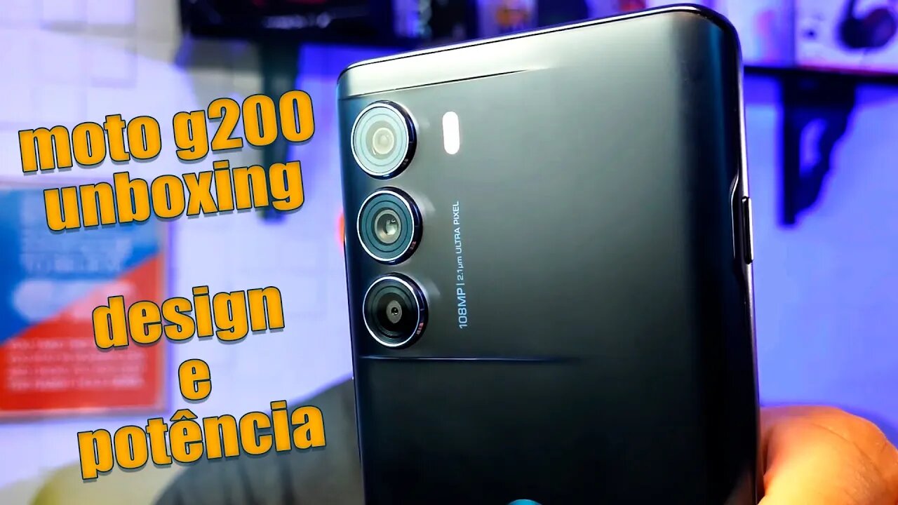 Moto G200 - O que vem na caixa, design premium e potĂȘncia bruta!