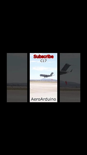 Smoothest #C17 GlobeMaster Landing #Aviation #Avgeeks #AeroArduino