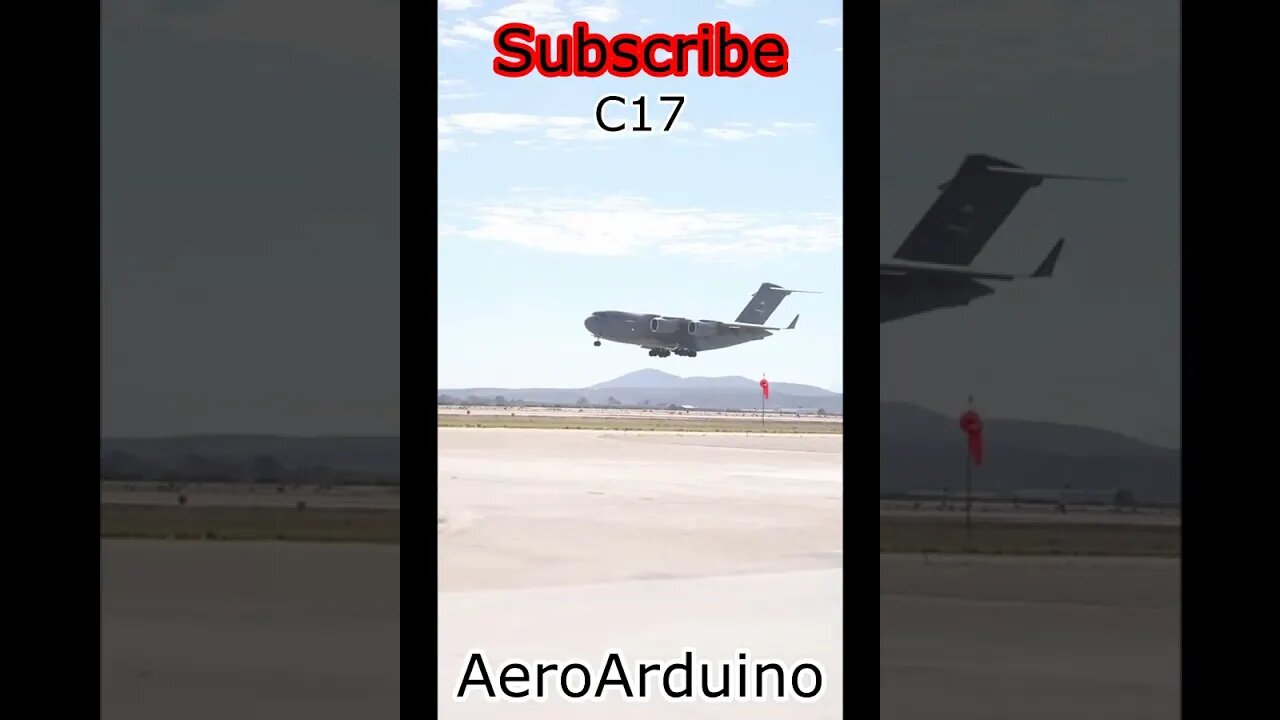 Smoothest #C17 GlobeMaster Landing #Aviation #Avgeeks #AeroArduino