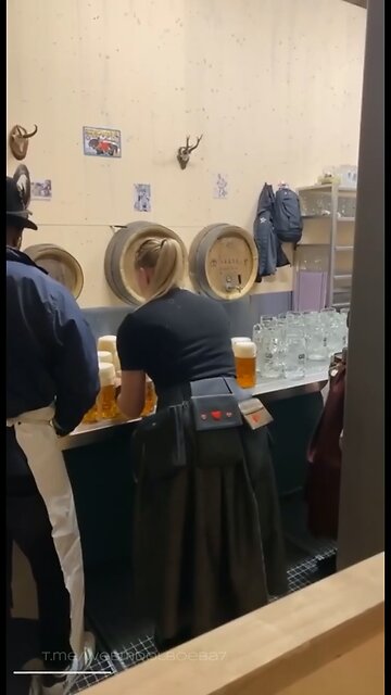 Germany waitress ?: very strong