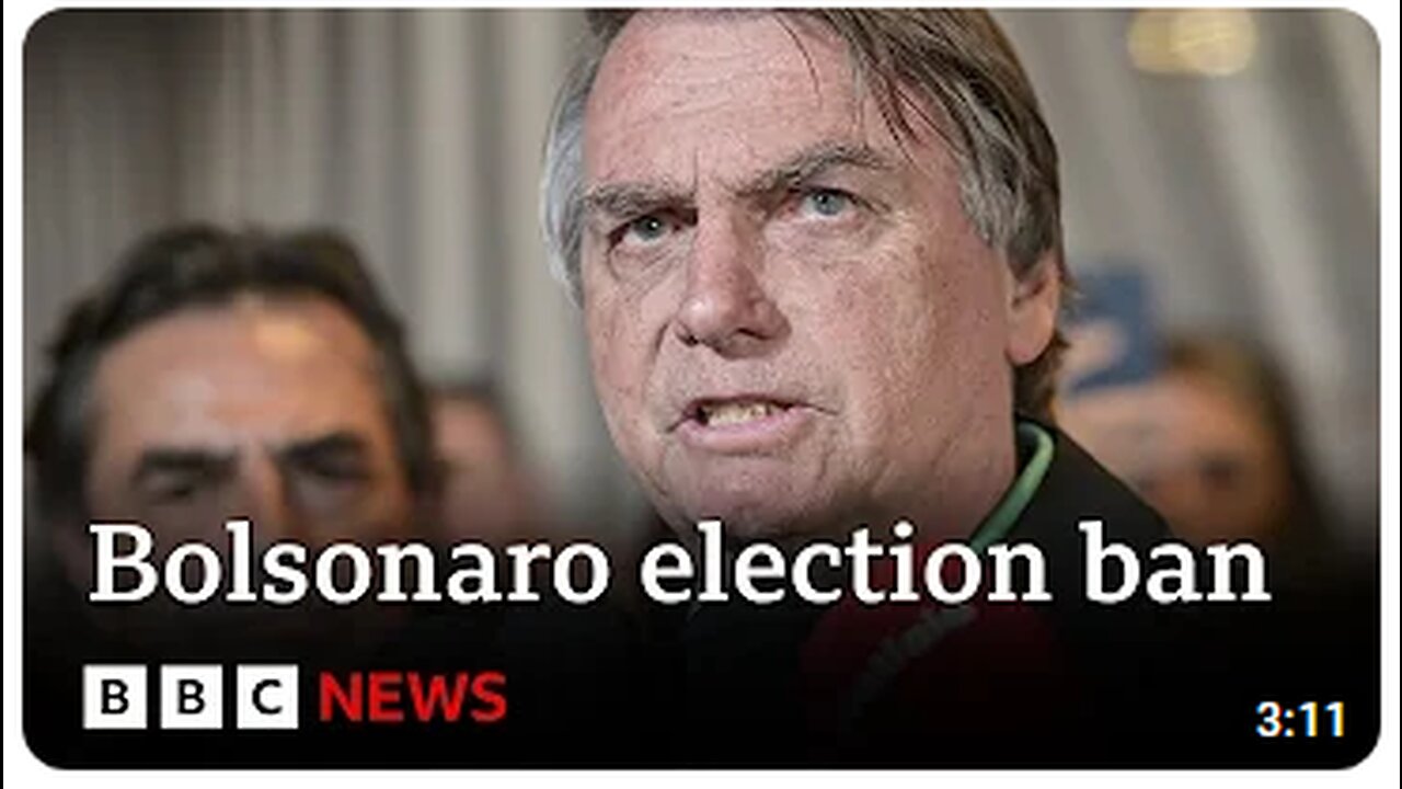 Brazil's ex-president Jair Bolsonaro gets eight-year election ban – BBC News