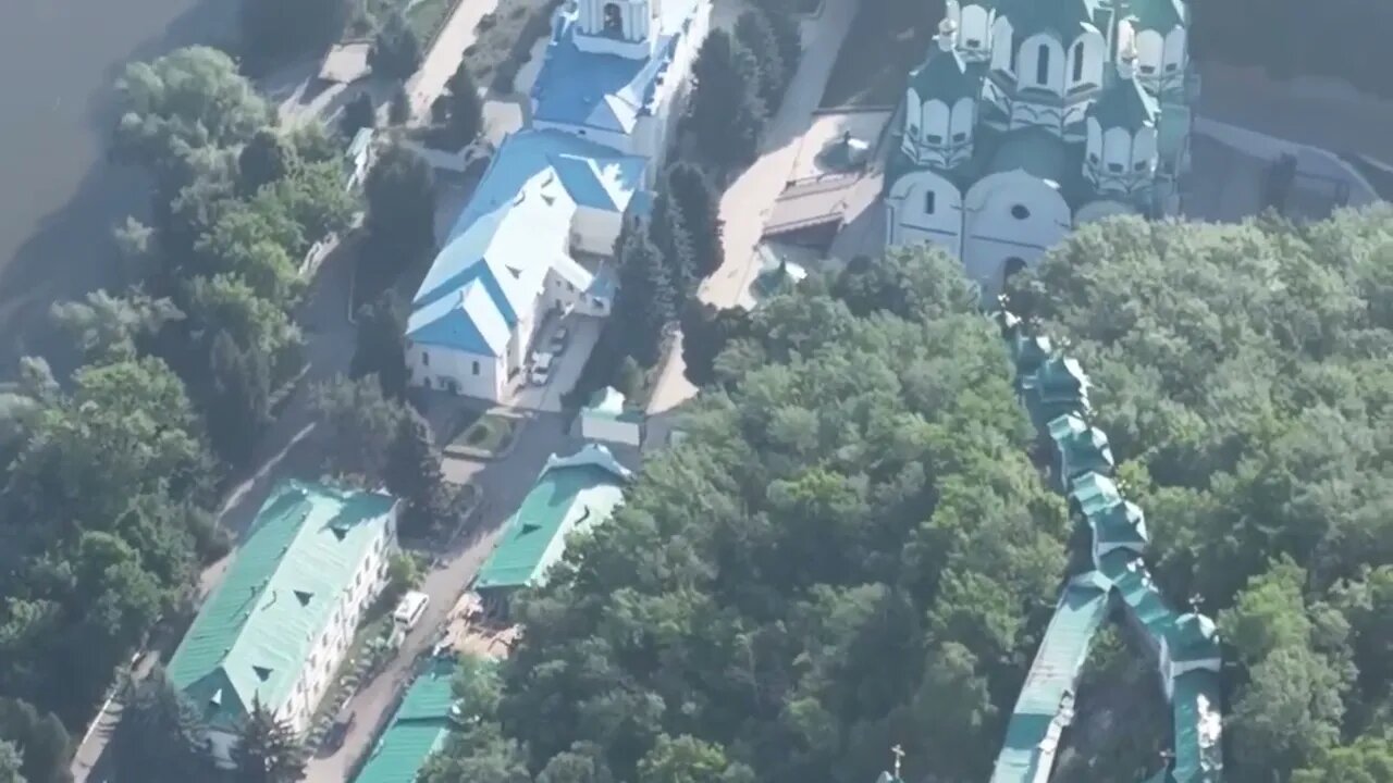 Sviatogorsk Lavra Today, UAV Footage Of The Area