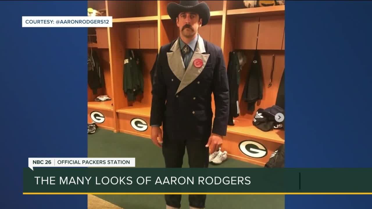 Many looks of Aaron Rodgers