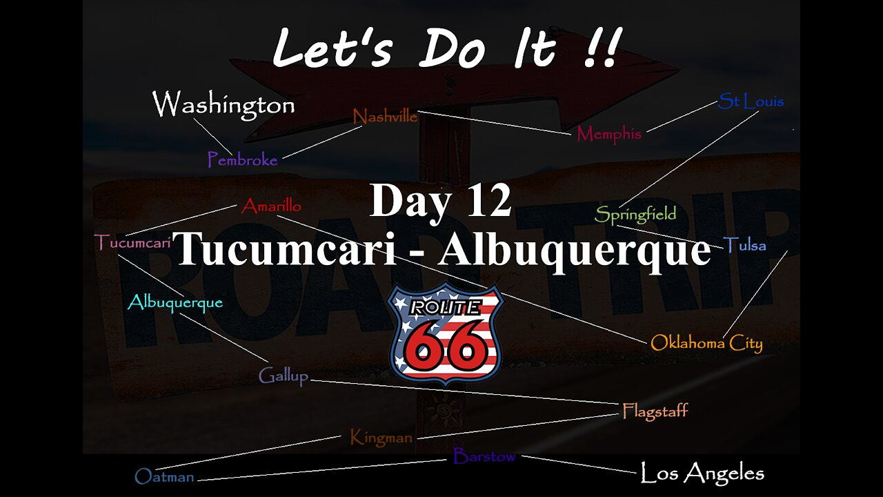 AMERICAN ROAD TRIP, ROUTE 66, Day 12 Tucumcari to Albuquerque