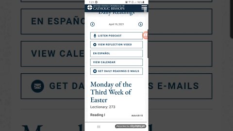 Jesus is our Savior/ Bible reading April 19 / 2021