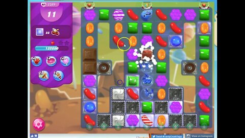 Candy Crush Level 2389 Audio Talkthrough, 2 Stars 0 Boosters