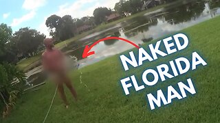 Seven Cops Wrestle Naked Florida Man in a Swamp!