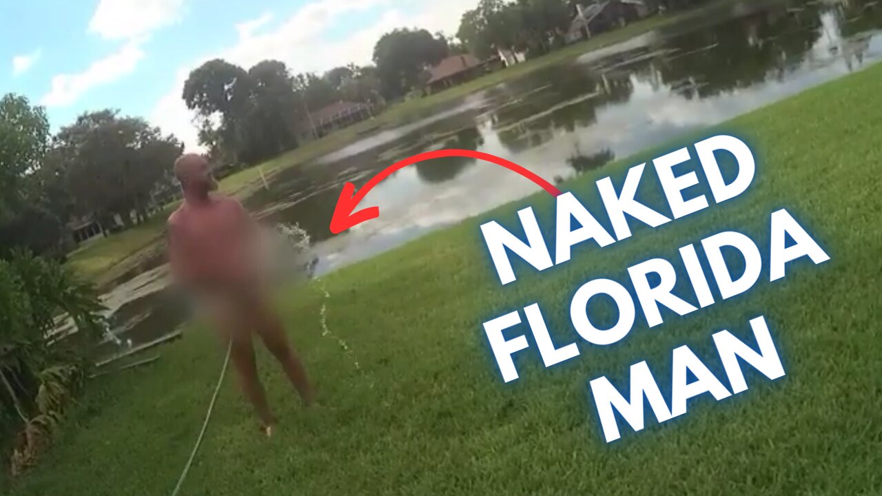 Seven Cops Wrestle Naked Florida Man in a Swamp!