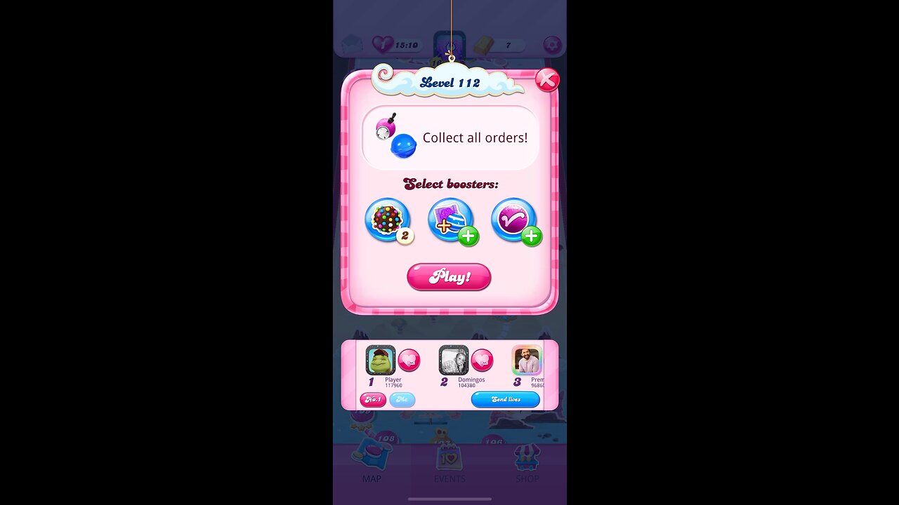 Candy Crush Saga Level 112