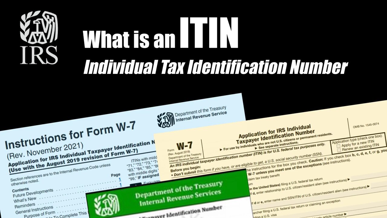 What is an ITIN [Individual Tax Identification Number]