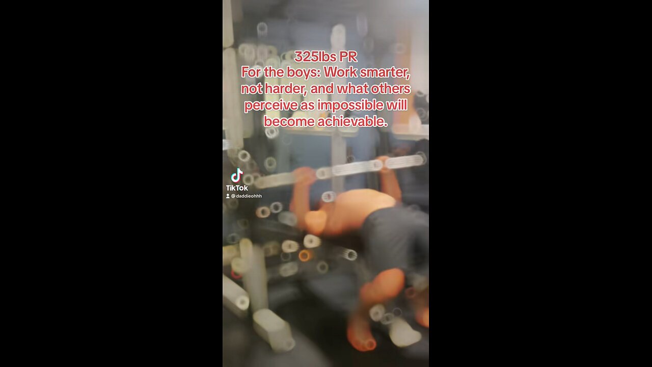 For the boys 325lbs bench press PR be 150lbs